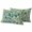 SpringGreen SeaGreen Beige, variant on Spring Colorful Floral Outdoor Pillow Covers 16"x16" Set of 2, Waterproof Throw Pillow Covers for Patio Furniture, Flowers Black Decorative Cushion Pillowcases for Garden Porch Couch Sofa