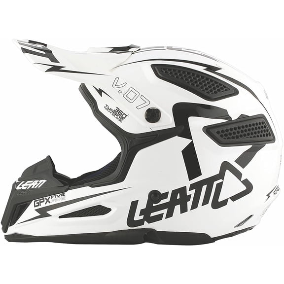 LEATT GPX 5.5 JR V07 YOUTH WHITE/BLACK HELMET