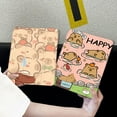 thumbnail image 5 of Tuohive Cartoon Capybara iPad Case for iPad Mini4/5 7.9in Auto Wake Sleep Case Anti drop Pen Holder iPad Case, 5 of 9
