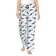 thumbnail image 1 of Balery Cute Shark Pantalones de pijama para mujer, pijamas ultraligeros, pantalones de estar por casa-3X-Large, 1 of 6