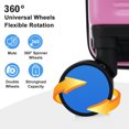 thumbnail image 5 of EUROCO 3 Piece Luggage Sets(20"/24"/28"),Expandable ABS Suitcase Sets with TSA Lock and 360 Silent Spinner Wheels,Carry On Hardside Luggage Set,Pink, 5 of 7