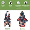 thumbnail image 6 of Honeii Skull With Roses And Sunglasses Print Small Dog Hoodies Pet Hooded Sweatshirts Fall Winter Puppy Cat Sweaters Warm Clothes for Small Dogs Outfits Costume-XX-Large, 6 of 7