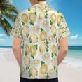 thumbnail image 6 of High Quality Hawaiian Shirts for Men Short Sleeve Aloha Beach Shirt Floral Summer Casual Button Down Shirts Blouses FDTAF5, 6 of 7