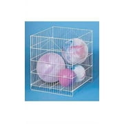 White Wire Dump Bin - 26 X 26 X 30