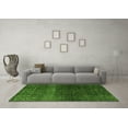 thumbnail image 3 of Ahgly Company Indoor Round Abstract Green Modern Area Rugs, 3' Round, 3 of 4