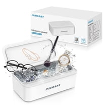 INSMART Portable Ultrasonic Jewelry Cleaner Machine with Timer, White