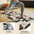thumbnail image 4 of Butterfly Species Chart Hot Yoga Mat Towel Non Slip for Hot Yoga - Quick-Drying Yoga Mat Cover with 4 Corner Pockets with Travel Bag - Hot Yoga Towel Non Slip 74"x26", 4 of 6