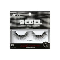 KISS Lash Couture Rebel, False Eyelashes, Smudged, 14 mm, 1 Pair