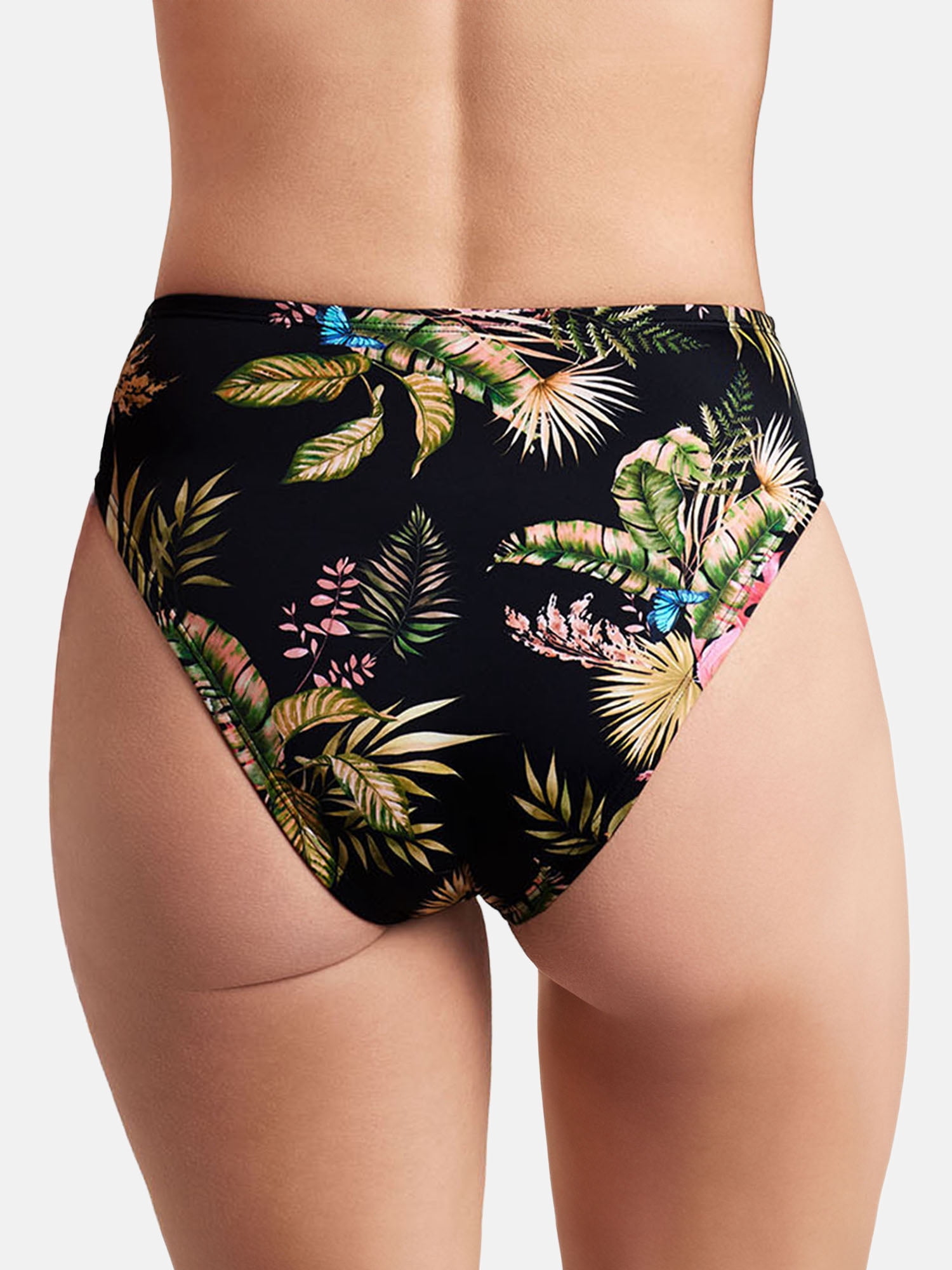 Sofia by Sofia Vergara Women's and Women's Plus Cheeky High Waist Bikini Bottom