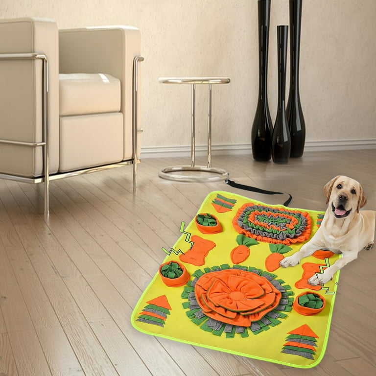 Puzzle Feeder Snuffle Mat for Dogs, Lick Mat for Dogs to Slow Down Eating,  Dog Puzzle