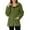 Army Green, variant on Kaemgyyd Fleece Jackets for Women Winter Thermal Long Sleeve Full Zip Sherpa Coat Lightweight Comfortable Outerwear with Hood