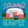 thumbnail image 2 of Happy Glamper | Fancy Camping Camper Van Caravan | Nature Lover Men's T-Shirt, Light Turquoise, 2XL, 2 of 5