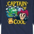 thumbnail image 3 of Disney Emoji - Captain Of Cool - Toddler And Youth Long Sleeve Graphic T-Shirt, 3 of 5