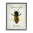 thumbnail image 2 of Stupell Industries Spread a Little Sunshine Phrase Country Bumble Bee, 24 x 30, Design by Jackie Quigley, 2 of 5
