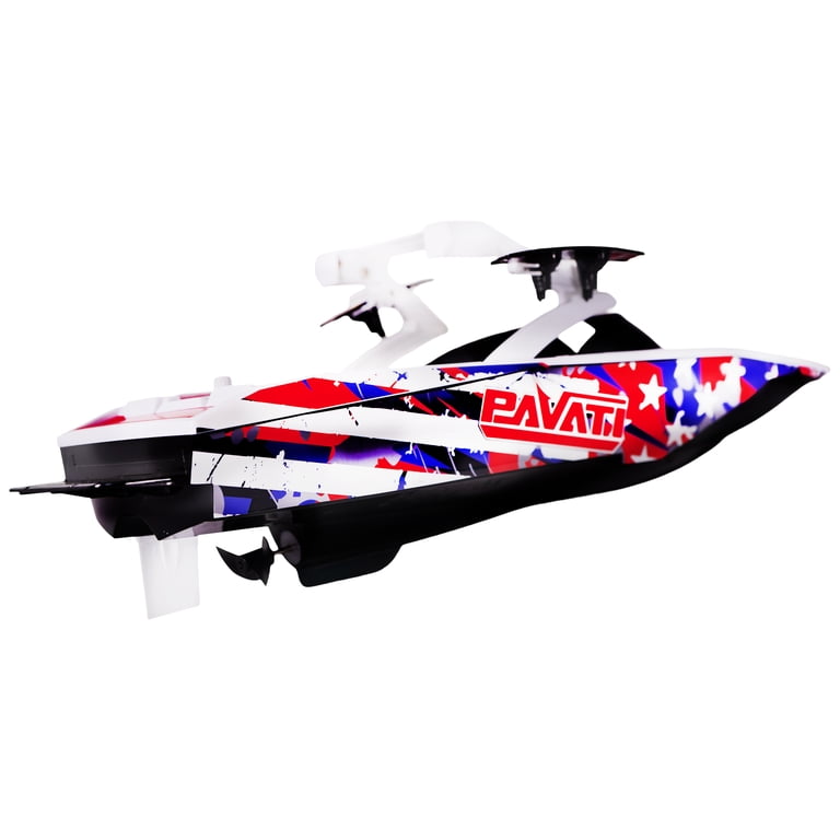 Pavati 2.0 RC Wakeboard Boat, 1:18 Scale with LED Lights photo 3