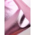 thumbnail image 7 of Minerva Metallic Activewear Lycra Stretch Knit Fabric Rose Pink - per yard, 7 of 7