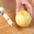 thumbnail image 4 of Stainless Steel Apple Corer Tool, A Small Multifunctional Kitchen Tools With Peeling and Core Removal Functions, Which can Easily Remove Fruit Peels and is Easy to Clean., 4 of 5