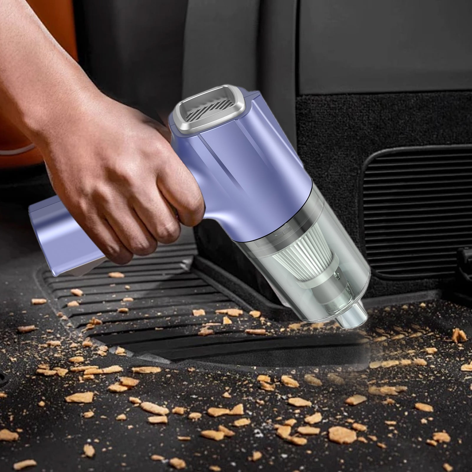 Fuebueo Household Vacuum Cordless, All-in-one, Lightweight with Powerful Suction ,Removable Vacuum, Carpet Hard Floors Car,Washable Filter,Gift for Men Dad Father