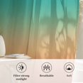 thumbnail image 6 of Burnt Orange Yellow Teal Ombre Sheer Curtains 72 Inches Long, Modern Gradient Abstract Art Light Filering Curtains, Breathable Simi Curtain Privacy Drapes for Living Room Bedroom Window Treatment, 6 of 7
