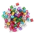 thumbnail image 1 of 100 Pcs Dreadlocks Réglables Perles de Tresse de Cheveux Poignets Décoration Perruque Accessoires Colorés, 1 of 10