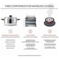 thumbnail image 3 of B&F Maxam 17 Piece Waterless Cookware Set, Stainless Steel, 3 of 9