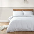 thumbnail image 6 of A1HC Organic Cotton Duvet Cover 300 Thread Count GOTS Certified, Soft & Silky Sateen Weave, King 92"x108" - White, 6 of 7