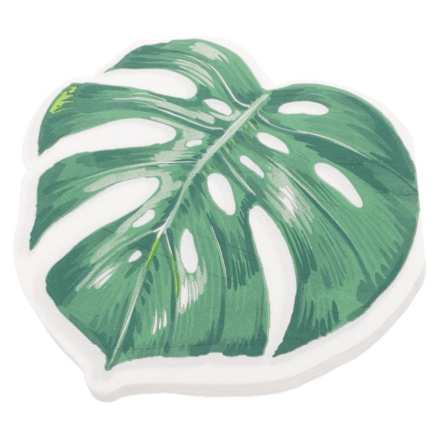 UPOUART Palm Leaf Napkins 2 Bags Green Material Napkins Disposable for Hotel and Wedding Use