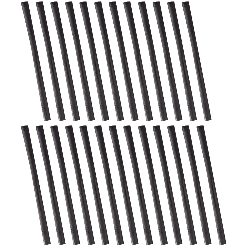25pcs Willow Charcoal Pencils Sketch Pencils Drawing Sketching Painting