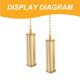 thumbnail image 5 of 1 Set of Clock Iron Chain Weight Replacement DIY Wall Clock Part Chain Weight Wall Clock Mechanism Part, 5 of 5