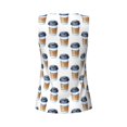 thumbnail image 5 of Lsque Coffee To Go Pattern Printed Workout Tank Tops for Women, Athletic Sports Tank Tops, Compression Sleeveless Dry Fit Shirts,Sleeveless Yoga Shirt-XX-Large, 5 of 9