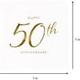 thumbnail image 4 of Lang Brands, LLC, 50th Anniversary Beverage Napkins, 4 of 5