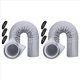 thumbnail image 1 of 2X Aislante para Manguera Aire Acondicionado Portátil, Protectora para Manguera Aire Acondicionado Portátil, para Mangueras Escape 5 y 5,9 Pulgadas de Diámetro, 1 of 7