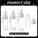 thumbnail image 4 of 12Pcs 3 Styles Clear Glass Wish Bottle Pendants with Alloy Cover Column Charms Platinum 30~42x11mm Hole: 2.5mm 4pcs/style, 4 of 9