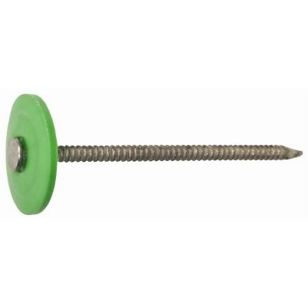 Hillman Fasteners 461503 Galvanized Plastic Cap Roofing Nails 2 in