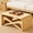Natural, variant on WanKaMom 31.5 in Variable Height and Expandable Surface Folding Table, Brown