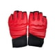 thumbnail image 5 of Guantes de MMA, guantes de kickboxing, guantes de medio dedo ligeros para artes marciales L roja, 5 of 9