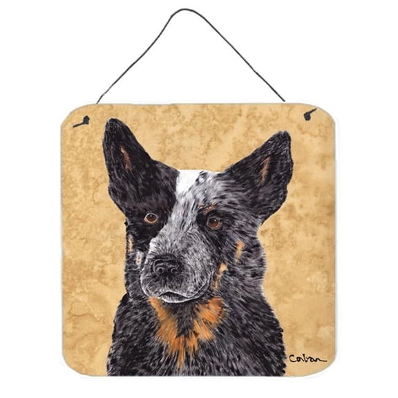 Australian Cattle Dog Aluminium Metal Wall or Door Hanging Prints