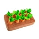 thumbnail image 1 of Juguete de zanahoria de peluche, juegos de jardín, juguetes educativos Montessori de desarrollo interactivo, juguetes de rompecabezas para actividades 8 zanahorias Sunnimix Juguetes de huesos de zanahoria, 1 of 8