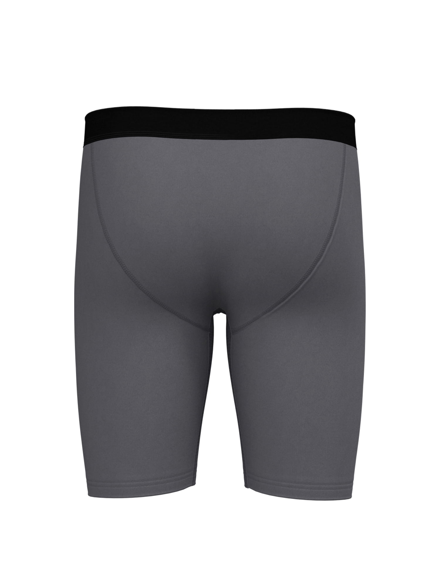 Athletic Works Men's Pro Form Boxer Brief Long Leg, 6 Pack