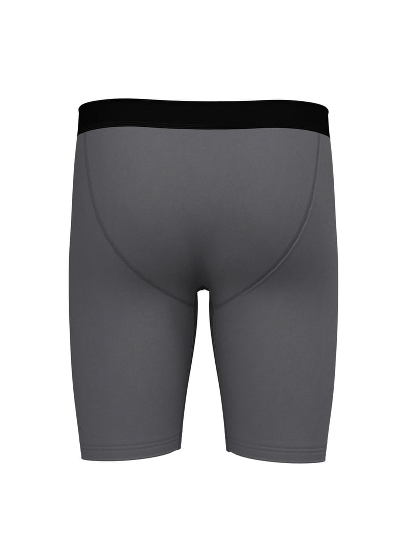 Athletic Works Men's Pro Form Boxer Brief Long Leg Pack