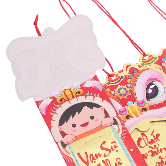 OFFIGAM 24pcs Colorful Paper Hanging Pendants for Vietnamese Lunar New Year Festival Decorations