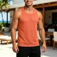 thumbnail image 2 of Zhanqunnn Mens Breathable 'sTank Top for Everyday Comfort Lightweight Sleeveless Tee for Workout Gym Running and Casual Wear Without Sleeves Blank T Shirt Big & Tall T Shirts for Men, Size M, 2 of 4