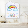 thumbnail image 4 of MOVTOTOP 2 Rolls Whiteboard Paper Dry Erase Board White Board Sticker Adhesive White Board Wall White Board Dry Erase, 4 of 7