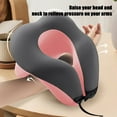 thumbnail image 4 of Inerposs Travel Neck Pillow, Foam Neck Support Pillow, Adjustable Neck Pillow, Comfortable Sleeping Pillow, Multifunctional Neck Pillow for Office and Travel, 4 of 6