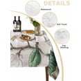 thumbnail image 2 of Flowers Leaves Table Cloth, Farmhouse White Botanical Magnolia Retro Waterproof Tablecloth for Rectangle Tables, Reusable Washable Fabric Table Cover for Restaurant Kitchen Dining Tables 60"x84", 2 of 6