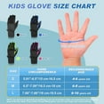 thumbnail image 4 of Kids Winter Gloves, Black Gloves, Soft Warm Touchscreen Gloves for Boys & Girls, Outdoor Sports Glove for Cycling Running, Size XL, 4 of 8