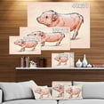 thumbnail image 4 of Design Art - Happy Pig Portrait in Brush Painting, 4 of 4