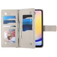 thumbnail image 4 of Funda cartera GANGXUN para Samsung Galaxy A33 5G , cuero PU con tarjetero, cremallera, correa de mano, soporte y protección 1162°, 4 of 6