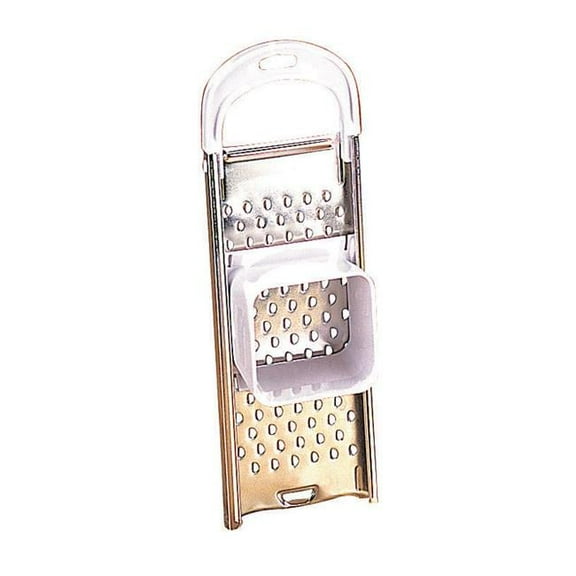 5.88 x 12.5 in. Silver & White Spaetzle Maker