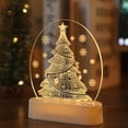 thumbnail image 3 of Luces de árbol de Navidad TANGJMXG muñeco de nieve Decoración de dormitorio 2022, 3 of 5
